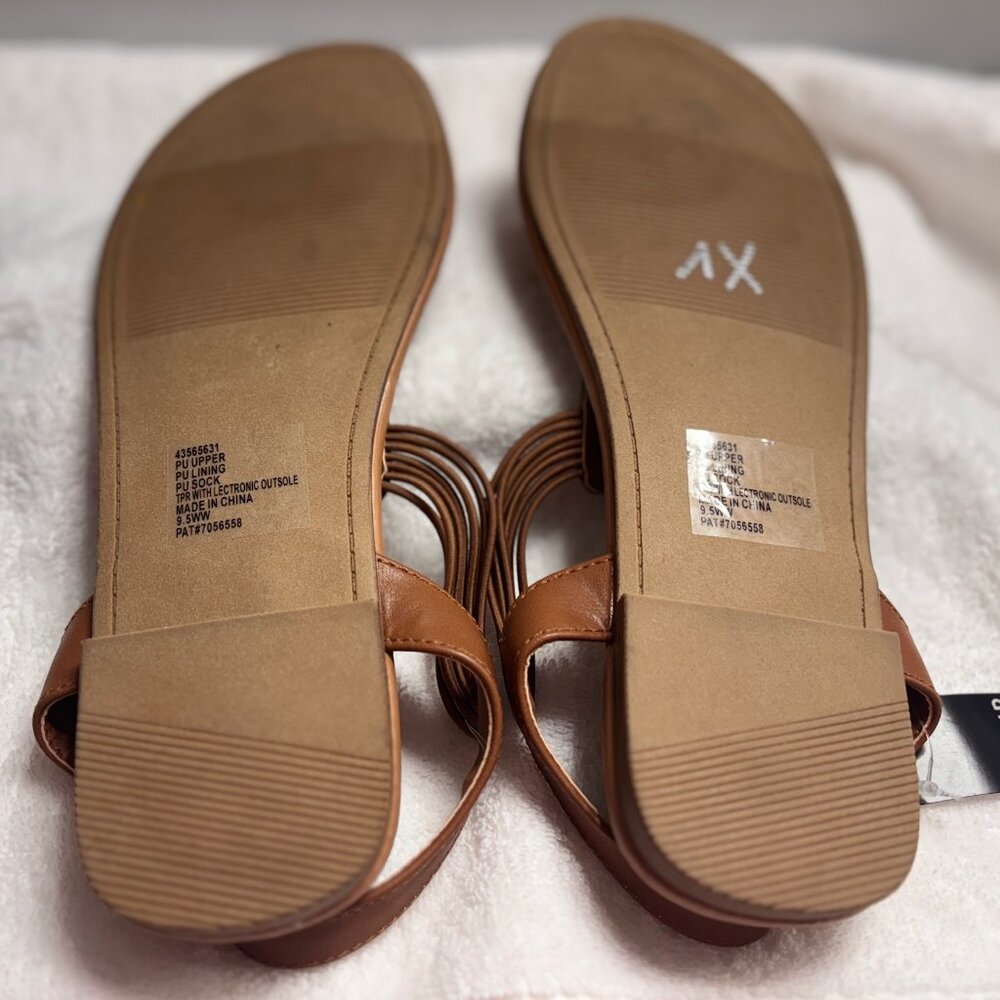 Torrid Turquoise t-Strap Sandals Size 9.5ww NWT Boho Chic Southwestern Artisanal - Picture 6 of 6